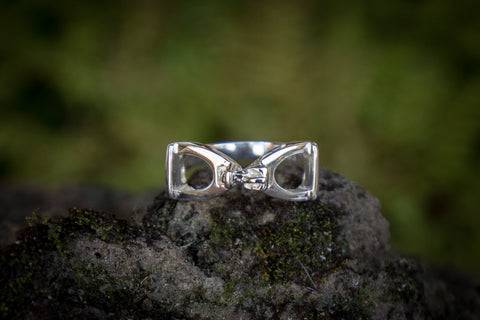 Stirrup Ring Double - Sterling Silver