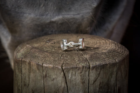 Snaffle Bit Ring - Sterling Silver