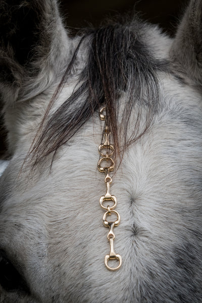 Snaffle Bit Bracelet - 9ct Rose or Yellow Gold - Small